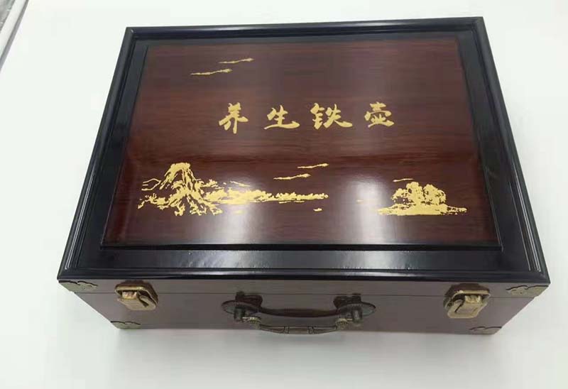 东阳油漆木质盒-42