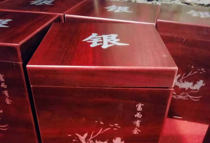 东阳油漆木质盒-06